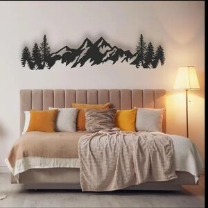 Black Mountain Wall Art Decor